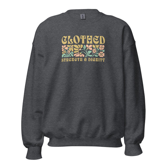 Clothed in Strength & Dignity - Women Regular Sweatshirt