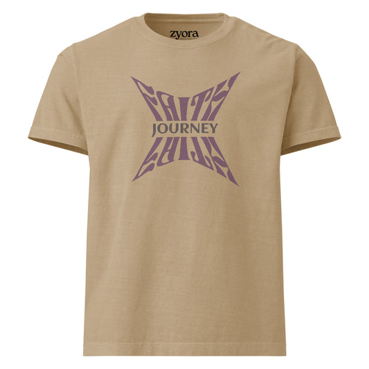 Faith Journey - Women Vintage Washed Oversized Tee