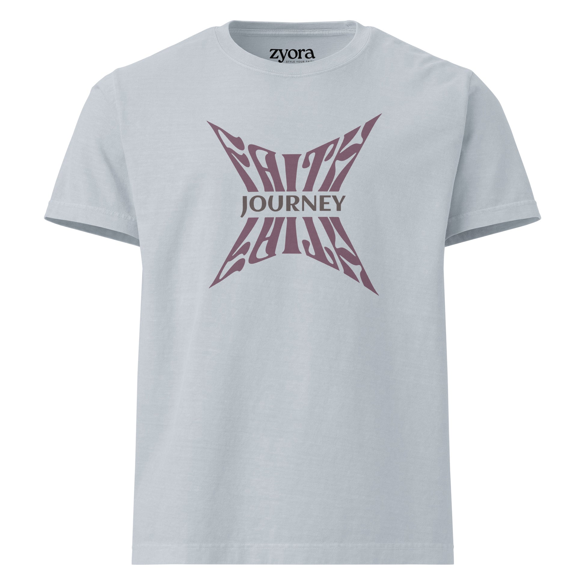 Faith Journey - Women Vintage Washed Oversized Tee