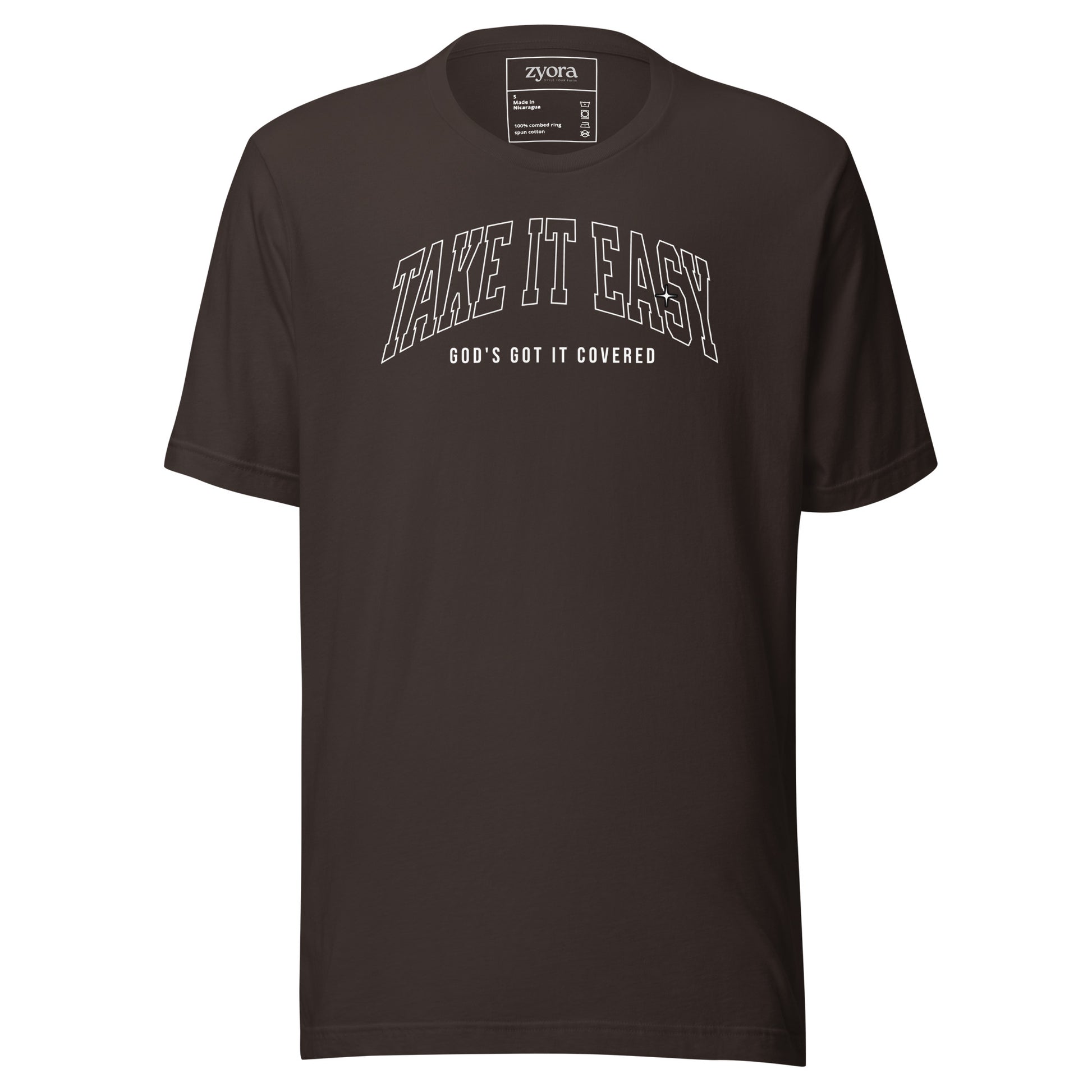 Take It Easy! God's Got It Covered - Unisex Premium Tee