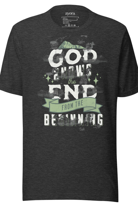 God Knows The End From Beginning - Unisex Regular Tee