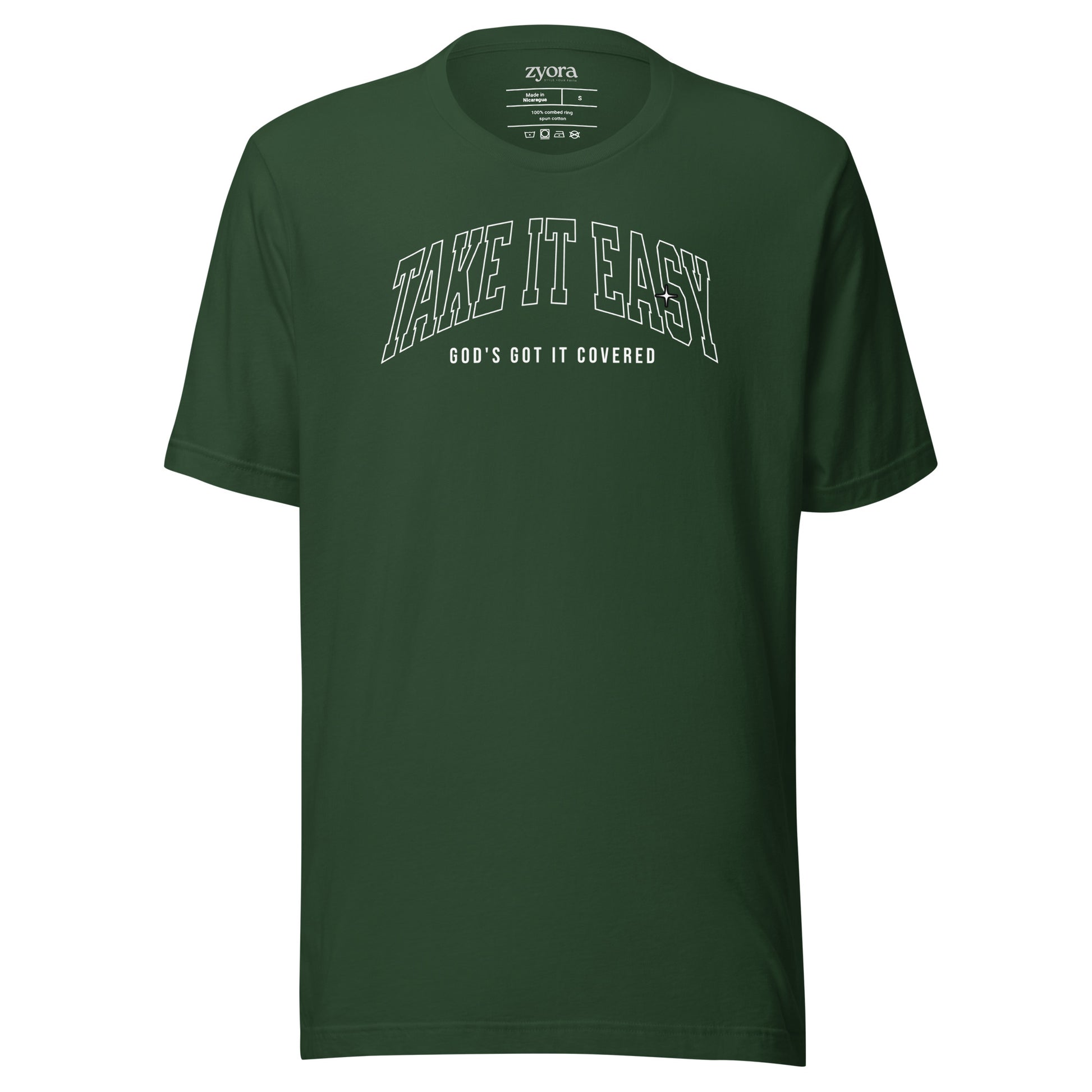 Take It Easy! God's Got It Covered - Unisex Premium Tee