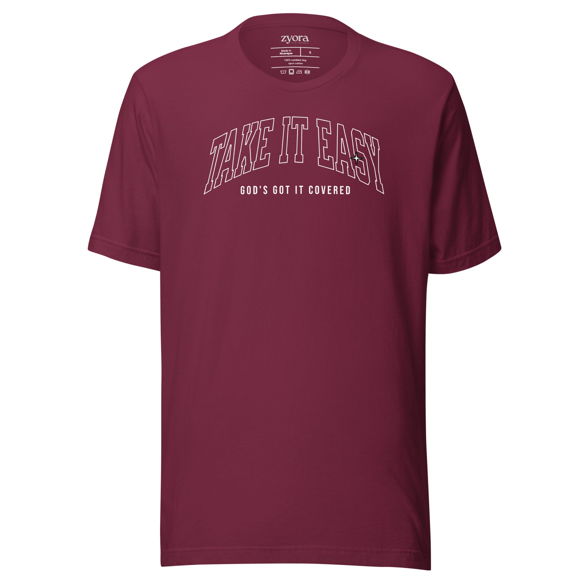 Take It Easy! God's Got It Covered - Unisex Premium Tee