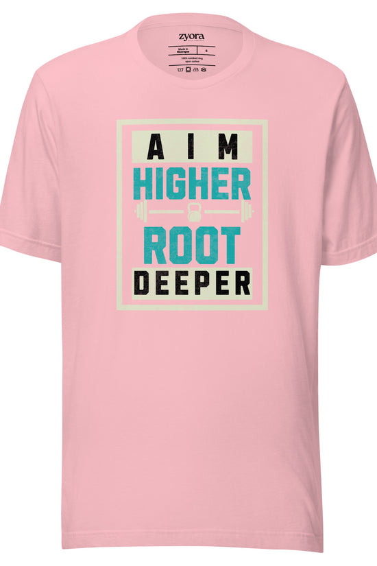 Aim Higher Root Deeper - Unisex Premium Tee